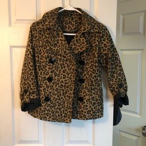 Short Trench Cheetah Jacket